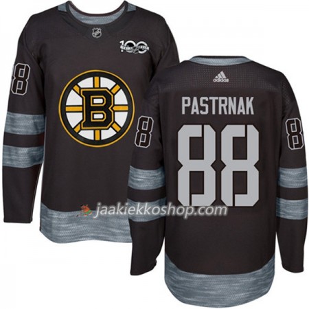 Miehille NHL Boston Bruins Pelipaita David Pastrnak 88 1917-2017 100th Anniversary Adidas Musta Authentic